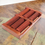 Wood Crafts Wooden 6 Roller Stress Acupressure 30.5 x 15.2 x 10.2 cm