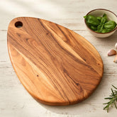 Acacia Wood Oval Pear Shape Chopping Board