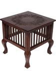 Wood Sun Design Top Handmade Carving Bedroom, Coffee Table