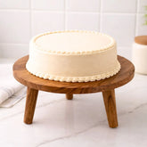 Acacia Wood Pedestal Cake Stand