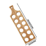 Acacia Wood Egg Tray 12 Eggs Holder