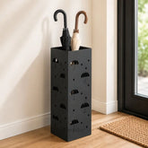 Metal Umbrella Stand Holder for Entryway Canes and Golf Sticks Organizer