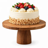 Wooden Mushroom Cake Stand | Dessert Display Pedestal