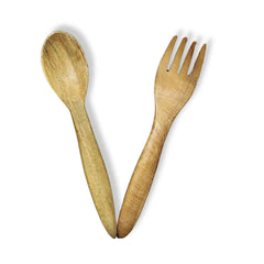 Neem Wood Fork and Spoon Combo