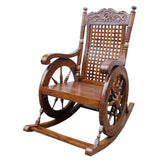Wooden handmade rocking chair for living room 43x24x37 inches