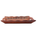 Sheesham Wooden Handmade Rectangular Serving Tray 12.5x8.5 inches