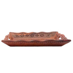 Sheesham Wooden Handmade Rectangular Serving Tray 12.5x8.5 inches