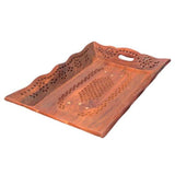 Sheesham Wooden Handmade Rectangular Serving Tray 12.5x8.5 inches