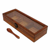 Wooden Masala Box Spice Container