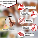 Wooden Serving Spoon Set of 7