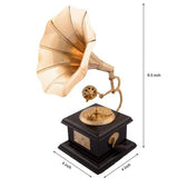 Antique Music Gramophone Decorative Canon Brass Showpiece