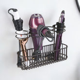 Wall Mounted Hair Dryer Organizer