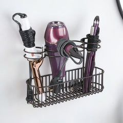 Wall Mounted Hair Dryer Organizer