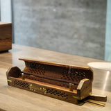 Sheesham Wooden Incense Stick Holder Aggarbatti Box Ash Catcher