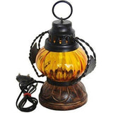 Hand carved decorative lamp and hanging lantern 14x6x6cm, - Decorlay