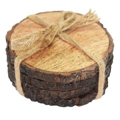 Handcrafted Wooden Tea Coaster Set Decorative Coaster (Set of 4) - Decorlay