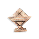 Handmade Wooden Tea Coaster Set for Kitchen 4x4x3 Inches - Decorlay