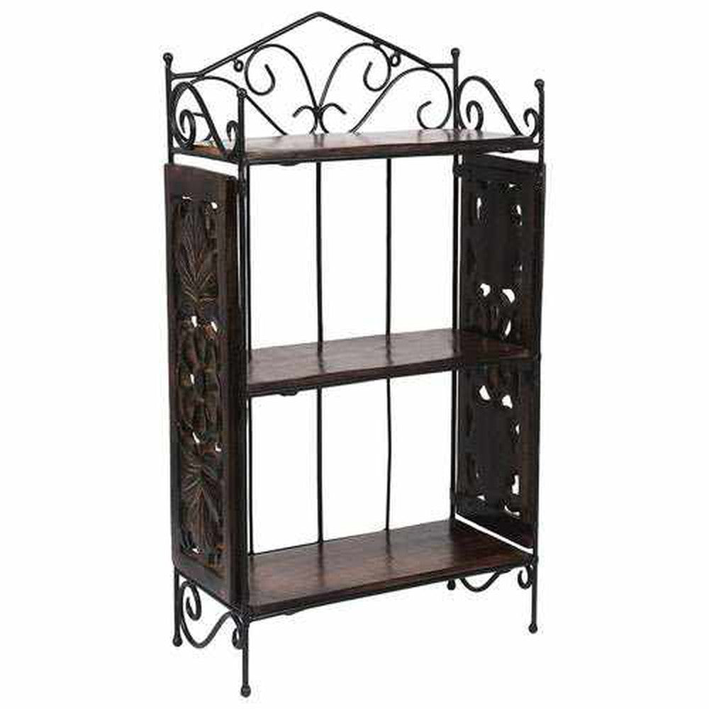 Home Decor Books Shelf Stand Wall Mounted Rack Shelf 32x14x53(Cm) - Decorlay