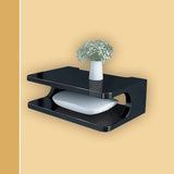 MDF Set top box holder Wall Mounted Shelf 25x21x 10 cm - Decorlay