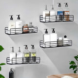 Multipurpose Kitchen / Bathroom Rack Wall Mounted Holder - Decorlay
