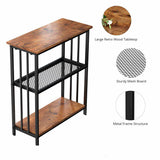 Nightstand Coffee Table for Small Spaces Vintage Simple Rustic Side Table - Decorlay