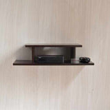 Set Top Box Holder Stand Wall Mounted Floating Shelf 24 x 8 x 4.5 inches - Decorlay