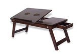 Wood Foldable Laptop Table for Study - Decorlay
