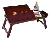 Wood Foldable Laptop Table for Study - Decorlay