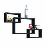 Wood Handmade Wall Mounted Shelves Decorative Shelf (Set Of 3) - Decorlay