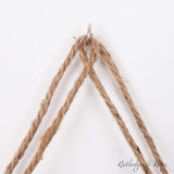 Wooden Hanging Rope Shelf Floating Wall Shelves - Decorlay