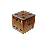 Wooden Paper Weight | Cube dice Pen Holder 3x3 Inches