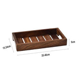 Wooden Rosewood Serving Tray for Tea Coffee Cup Mug 25x15x5 cm - Decorlay