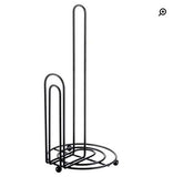 Wrought Iron Tissue Roll Towel Holder for Kitchen 12x12x25 cm - Decorlay