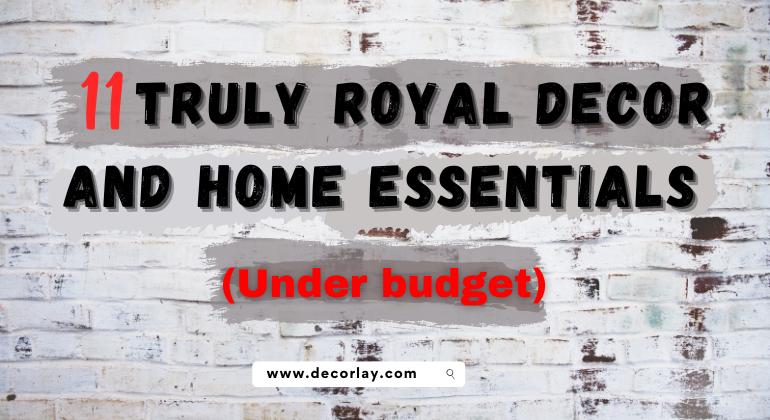 11 Truly Royal Decor And Home Essentials (Under Budget)