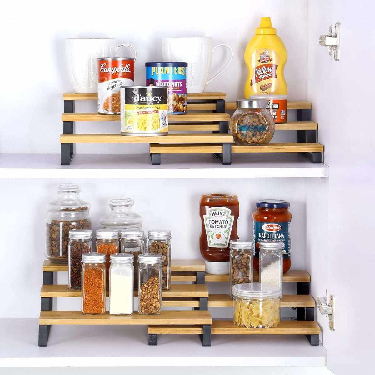 3 Tier Stairs Spice and Bottles Organizer