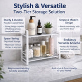 Double Decker Metal Kitchen Storage Rack