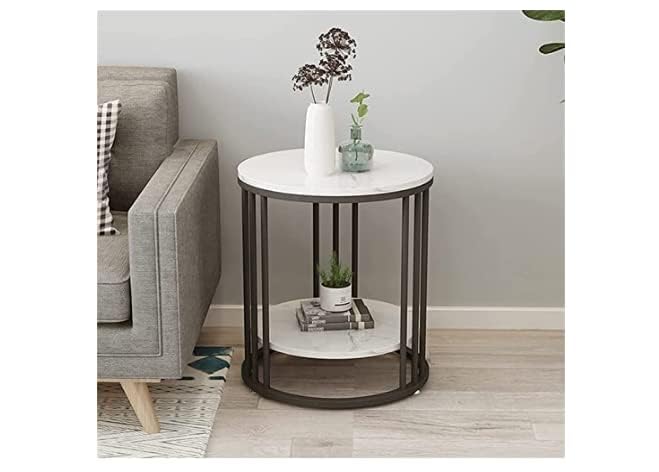 Metal Coffee Table for Reception Room Living Room Storage Saver