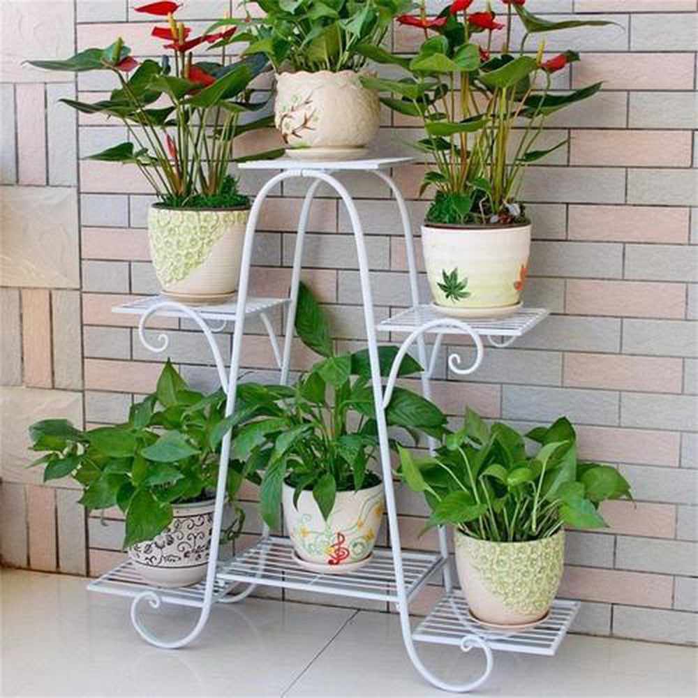 6-tier Plant Holder, Ideal for Home, Garden, Patio. Size- 32 x 10 x 29 Inches - Decorlay