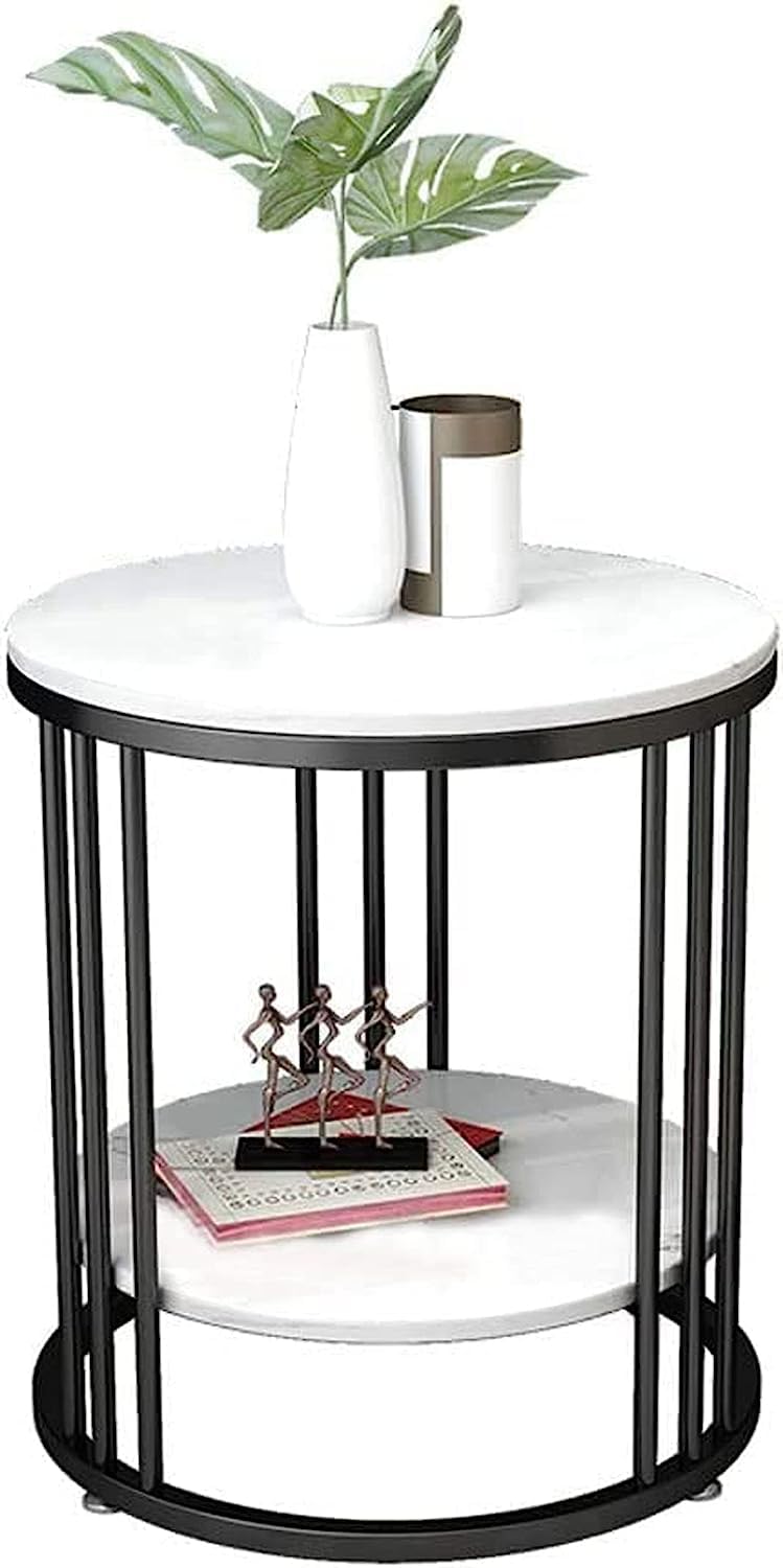 Metal Coffee Table for Reception Room Living Room Storage Saver