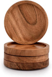 Acacia Wood Drink Coaster Set of 4