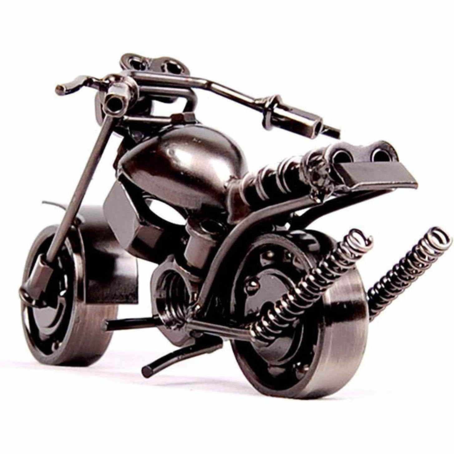 Iron Decorative Mini Bike, 5x3 inch, Silver