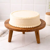 Acacia Wood Pedestal Cake Stand