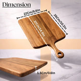 Acacia Wood Chopping Board with Handle