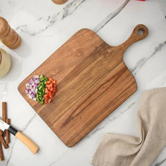 Acacia Wood Chopping Board with Handle