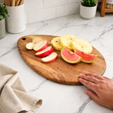 Acacia Wood Oval Pear Shape Chopping Board