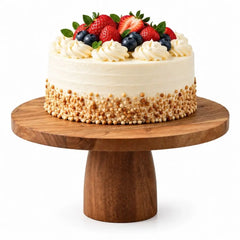 Wooden Mushroom Cake Stand | Dessert Display Pedestal