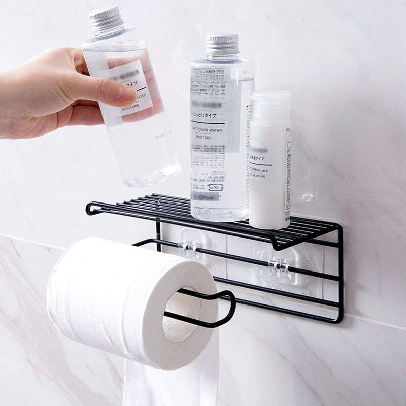 Toilet Paper Holder with Self Adhesive Sticker Bathroom