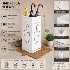 Metal Recto Umbrella Holder