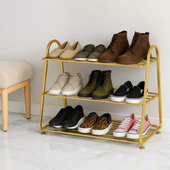 Heavy-Duty 3-Tier Shoe Rack