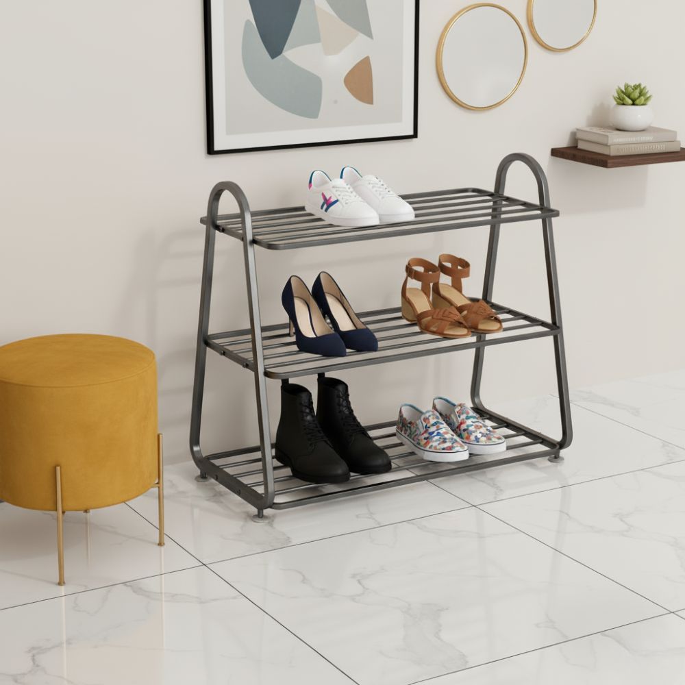 3-Tier Shoe Rack Organizer, Space Saving Self